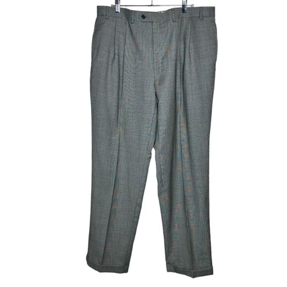 Lauren Ralph Lauren Wool Gray Dress Pants size 38 x 32 - Picture 1 of 7